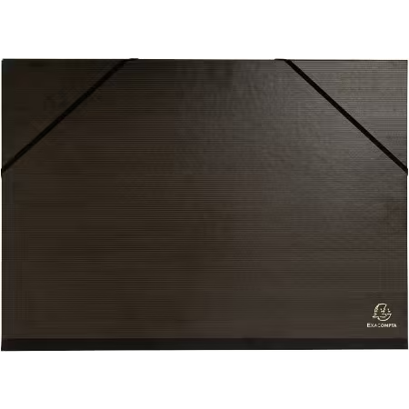 Exacompta Tekenmap 548000E Karton 320mm x 450mm Zwart  (548000E)