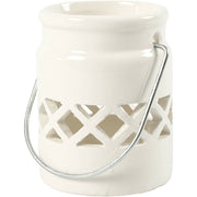 Lantaarn, 8 cm, 6,2 cm, 2. Sort, Wit, 2 Stuk, 1 Doos (555190)
