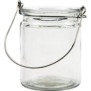 Glazen Lantaarn,  h: 10 cm, d: 7,6 cm, 1stuk (55840)