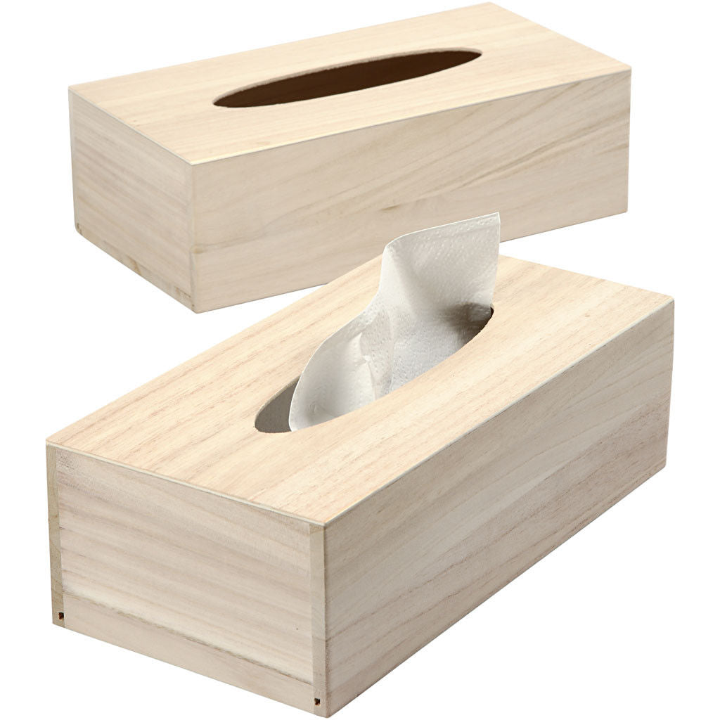 Tissuedoos, afm 27x14x8 cm, Keizerin boom, 1stuk (575700)