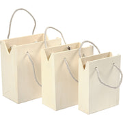 Tas met hengsel, triplex, 3stuks (577420)