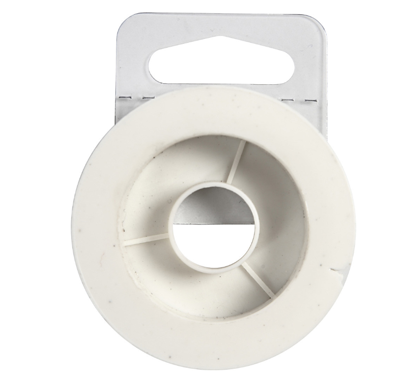 CC Elastisch Draad Plat 1 mm Transparant 10 m (615340)