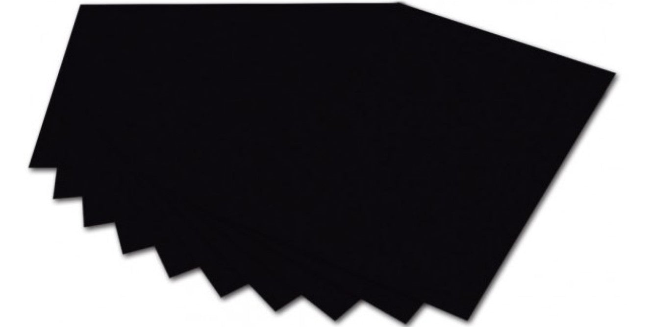 Folia Gekleurd Papier - A4 - 130gr - 100 Vel - Zwart (FO6490)