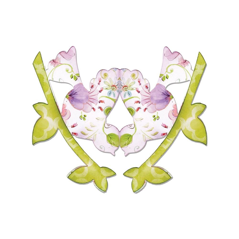 Sizzix Thinlits Die Love Bird Folding - Wedding by Dena Designs (658928) (AFGEPRIJSD)