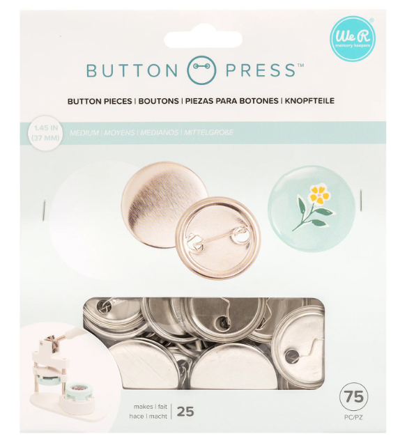 We R Makers • Button Press Navulling Middel Buttons Ø37mm (661070)