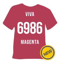 POLI-FLEX - TURBO Flexfolie - 14 cm x 100 cm - Viva-Magenta (6986)