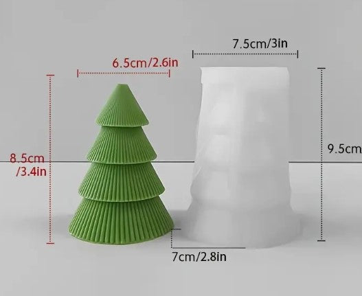 Siliconen mal - Kerstboom- klein