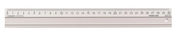 Vaessen Creative • Aluminium Snijliniaal 30cm (700402-003)
