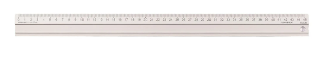 Vaessen Creative • Aluminium Snijliniaal 45cm (700402-004)