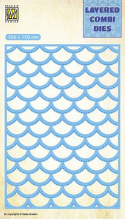 Nellie‘s Choice Layered Combi Die golf laag B 106x150mm (LCDW002) (AFGEPRIJSD)