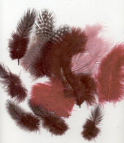 Marabou&Guinea veren mix bordeaux 18 ST (12229-2909)