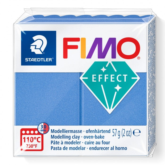 Fimo Effect - Metallic - Blauw  - 57g - (8010-31)