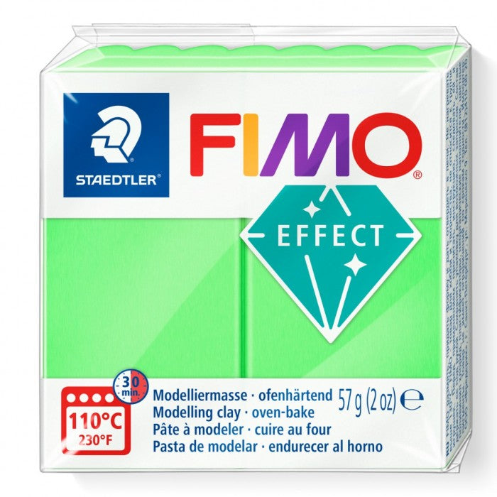 Fimo Effect - Neon - Groen - 57g - (8010-501)