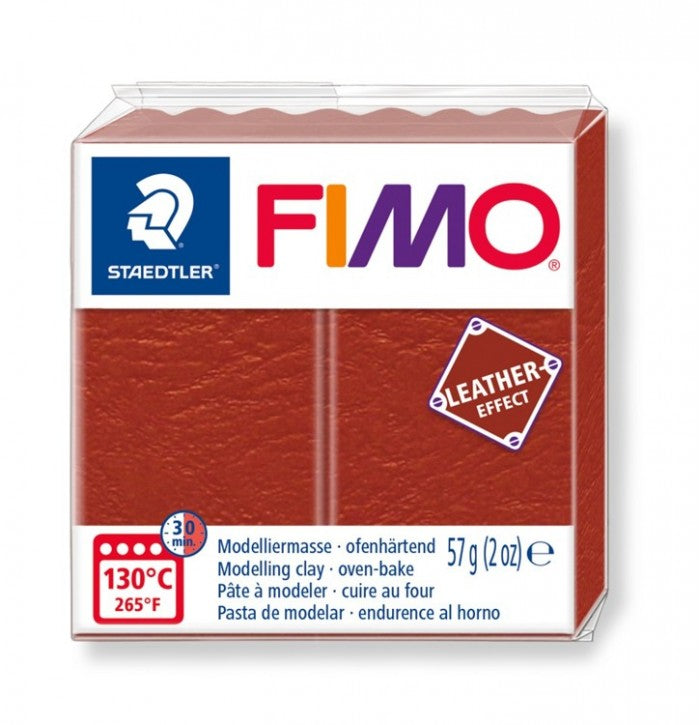 Fimo Leather-Effect - Roestbruin - 57g - (8010-749)