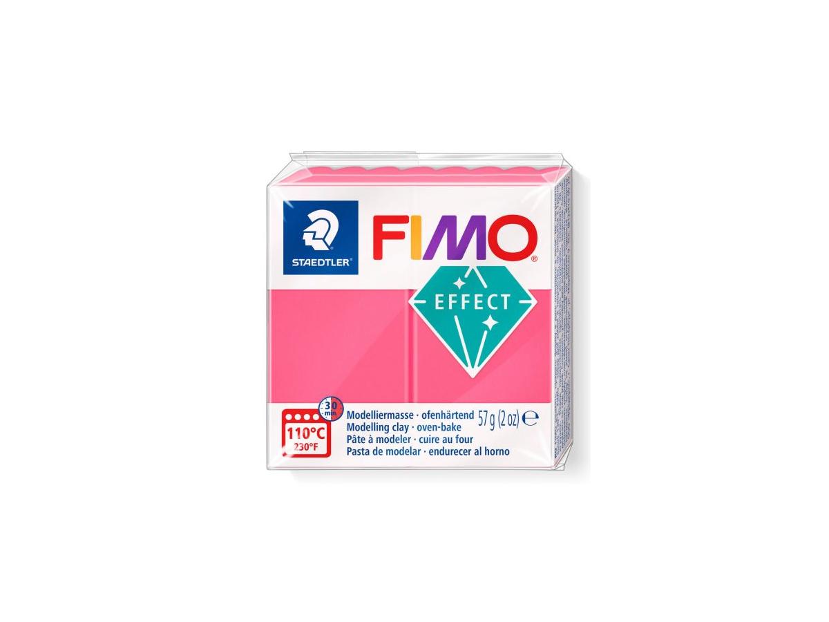 Fimo Effect - Transparant Rood - 57g - (8020-204)