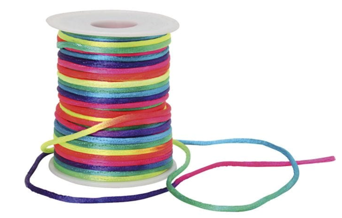 CC Macramé Koord 2 mm Regenboog 40m (8211550) *