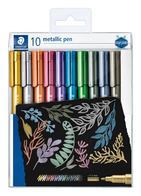 Metallic pen - set 10 st DJ (8323 TB10)