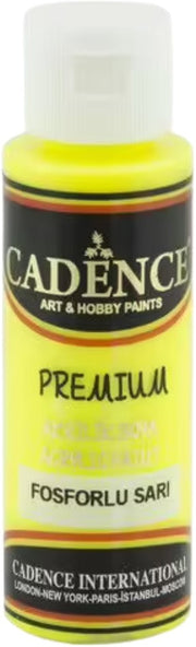 Cadence - Premium acrylverf - Fluo-Yellow - 70 ml (0002)