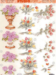 3D Knipvel - Studio Light - Bloemen 005
