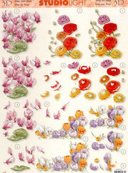 3D Knipvel - Studio Light - Bloemen 024