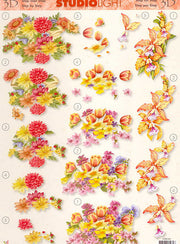 3D Knipvel  - Studio Light - Bloemen 027