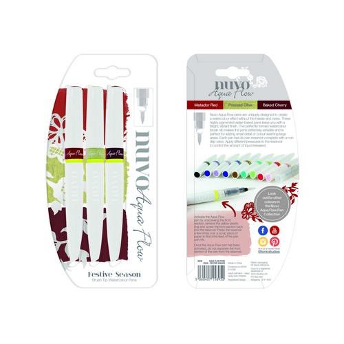 Nuvo Aqua flow pens - festive season (895N) (AFGEPRIJSD)