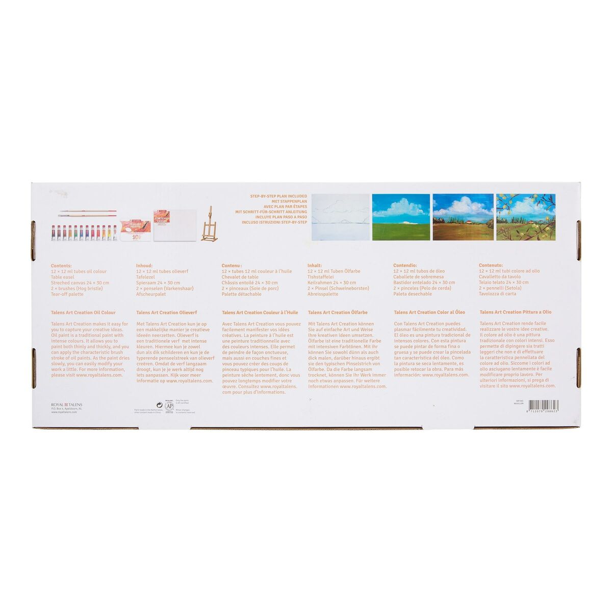 Talens Art Creation Wateroplosbare Oliepastels Set 12x (9029112M)