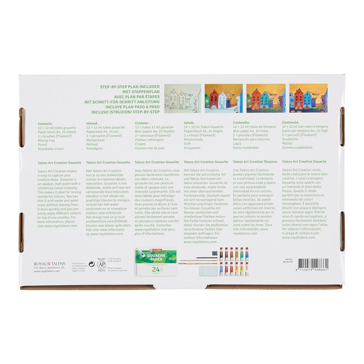 Talens Art Creation - Gouache Combiset 12 x 12 ml (9011613M)