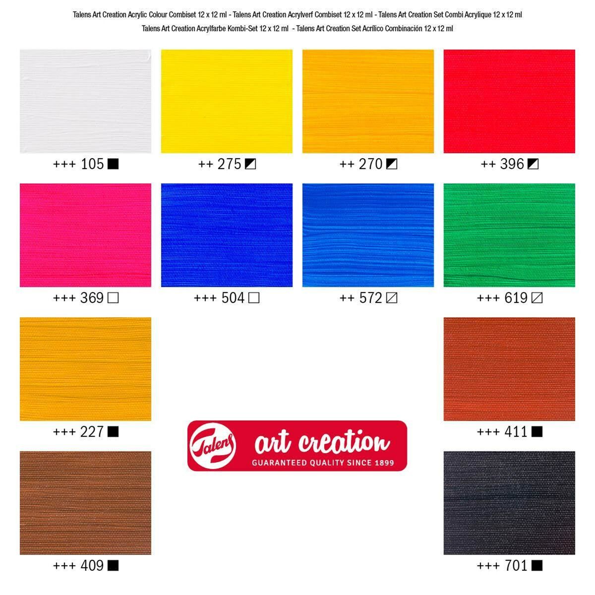 Talens Art Creation - Acrylverf Combiset 12 x 12 ml (9011713M)