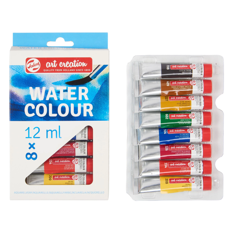 Aquarelverfset 8 x 12 ml (9022008M)