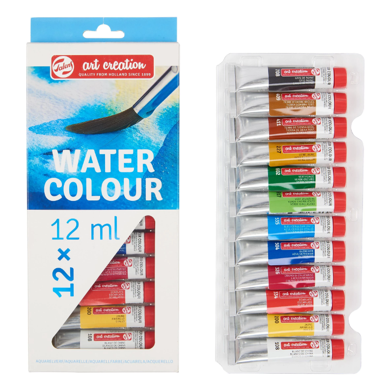 Aquarelverfset 12 x 12 ml (9022012M)