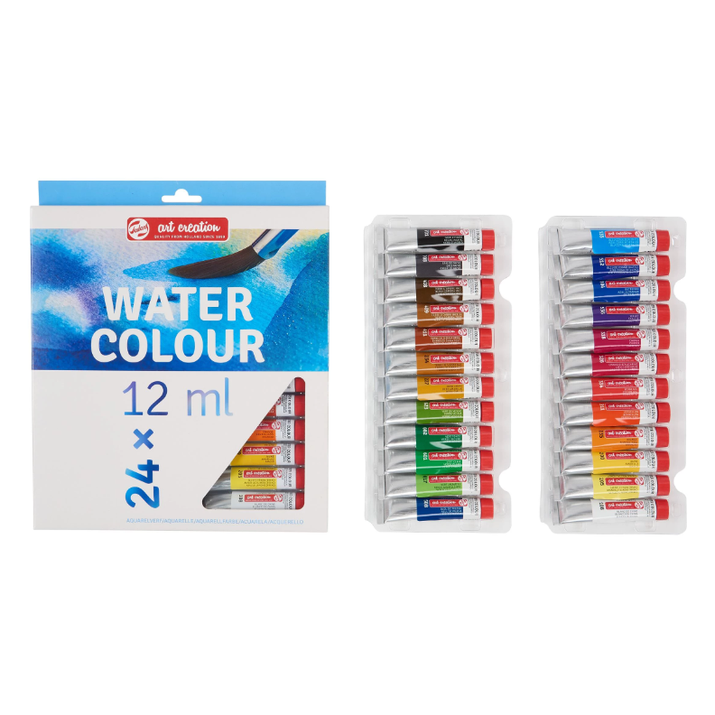 Aquarelverfset 24 x 12 ml (9022024M)