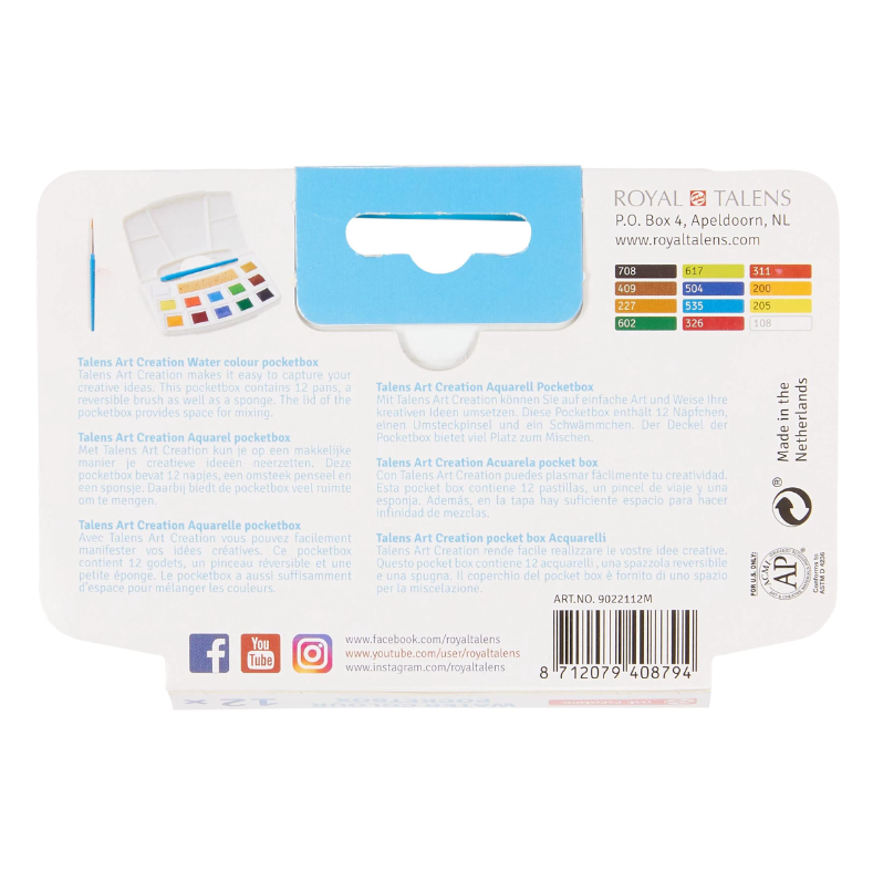 Aquarelverf Pocket Box (9022112M)