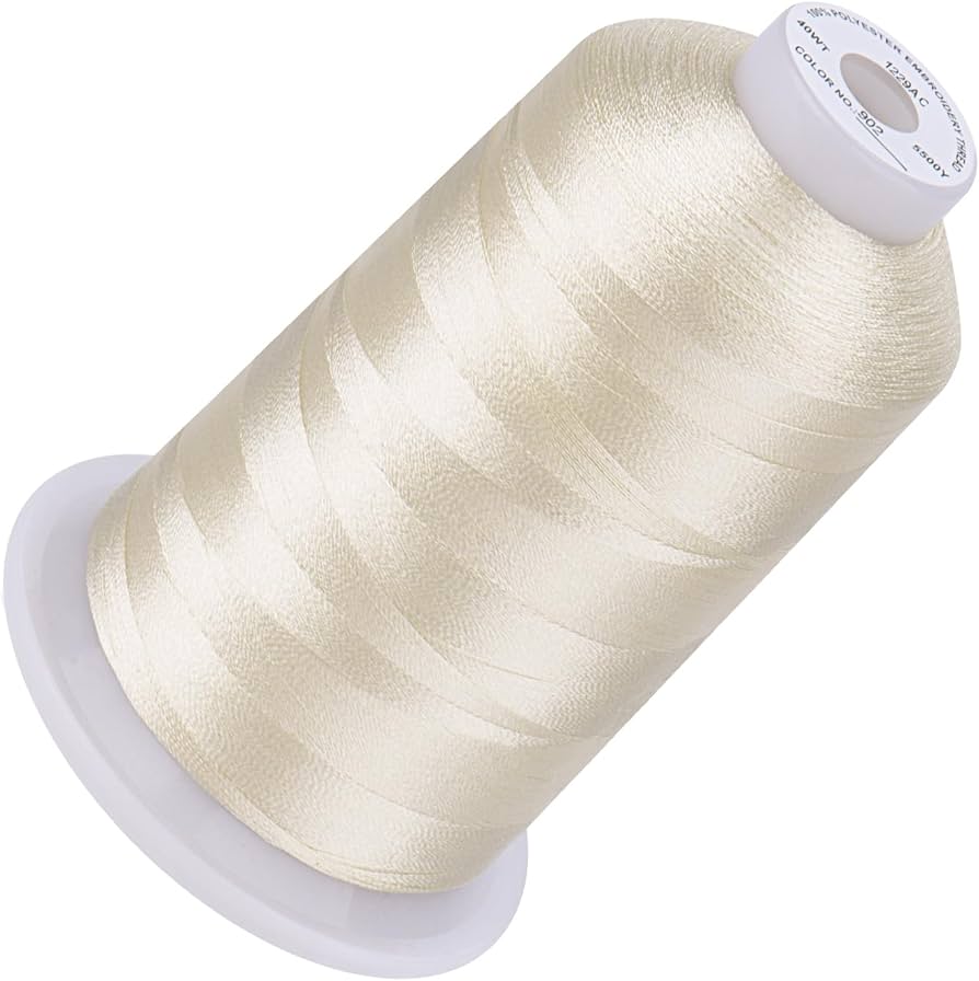 Premium Quality Polyester borduurgaren - 500m - Ivory - 902