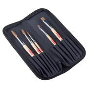 Aquarelpenselenset van 5 met Etui - Pony/Polyester (9099116M)