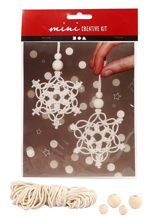 CC Mini Creative Kit Kerststerren Macramé 10 cm 2 stuks (977409) *
