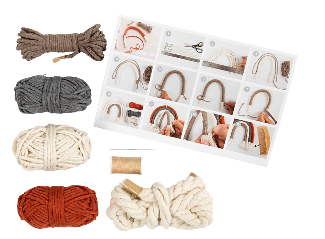 CC Mini Startersset Macramé Regenboog (977553) *