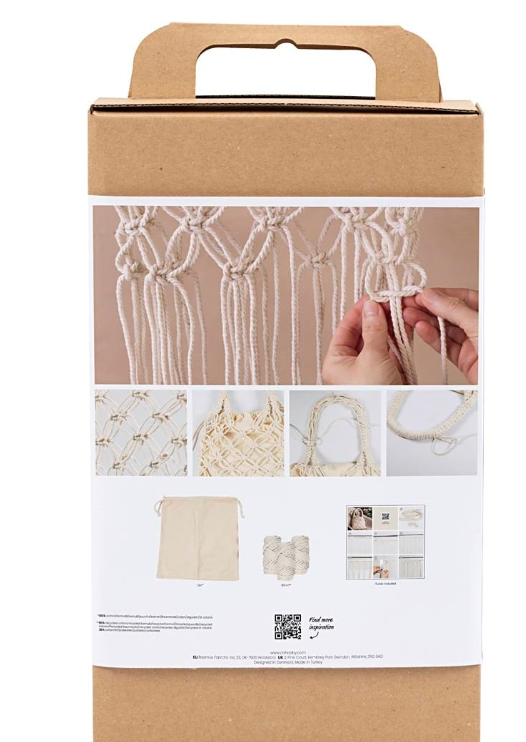 CC Hobbyset Macramé Tas Wit (977623) *