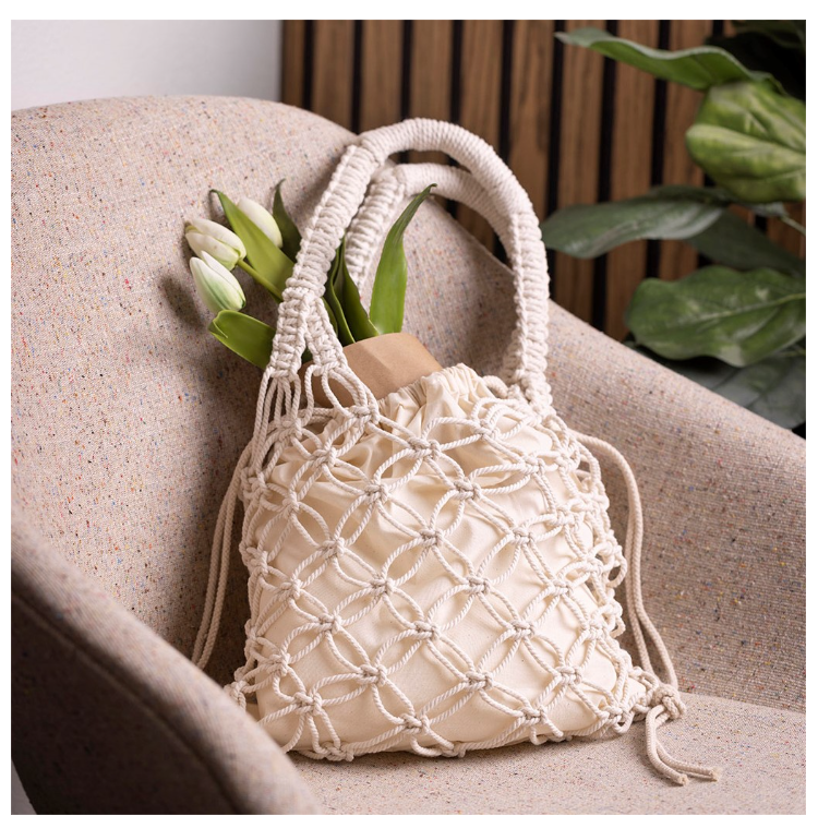 CC Hobbyset Macramé Tas Wit (977623) *