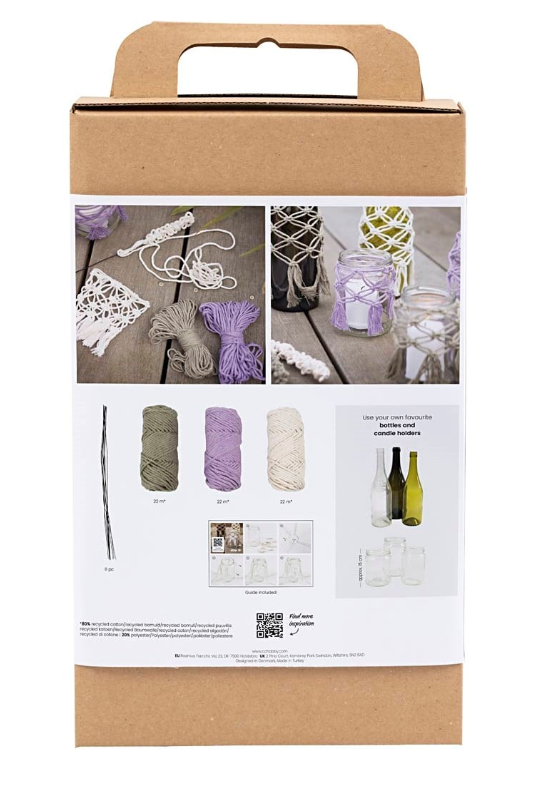 CC Hobbyset Macramé Glasdecoratie (977626) *