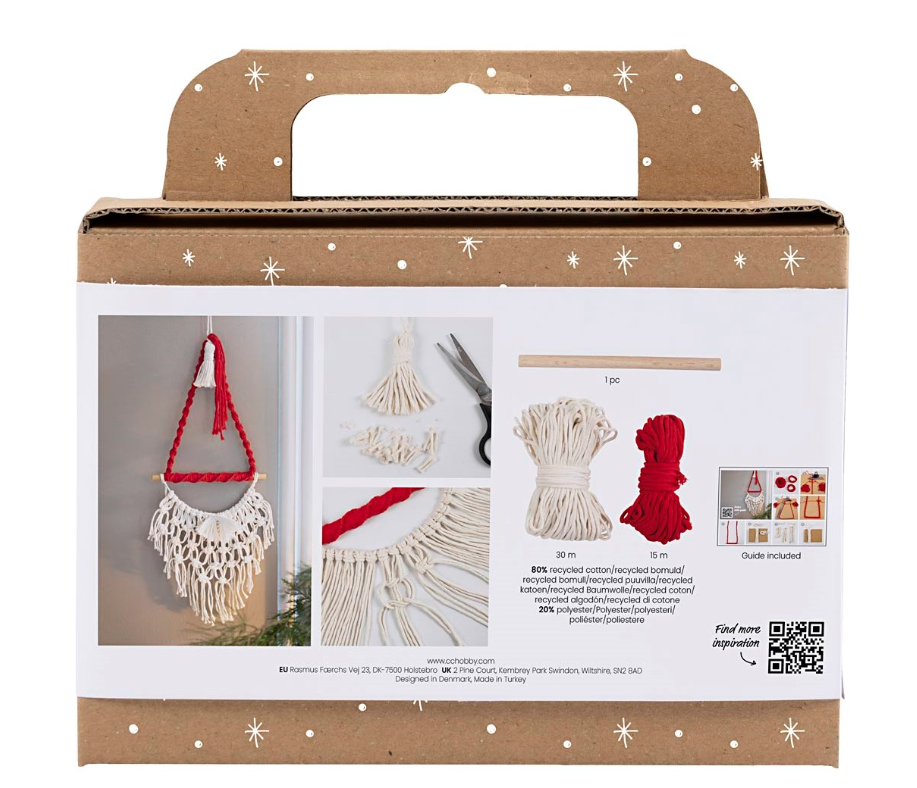 CC Mini Hobbyset Macramé Kerstman (977710) *