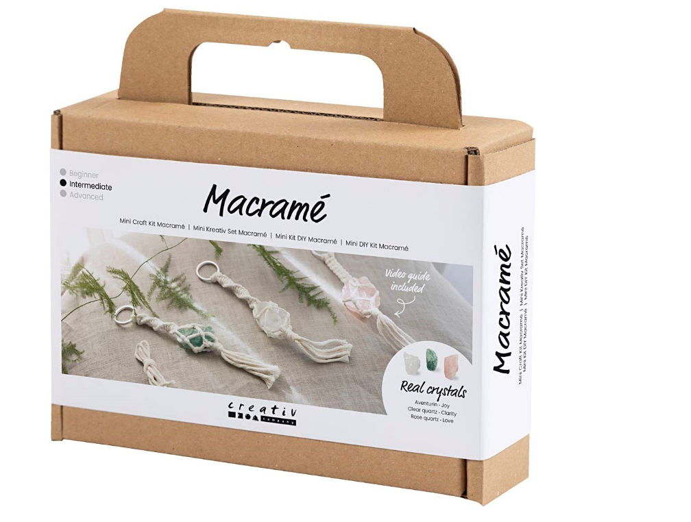 CC Mini Hobbyset Macramé Sleutelhangers Kristallen (977727) *