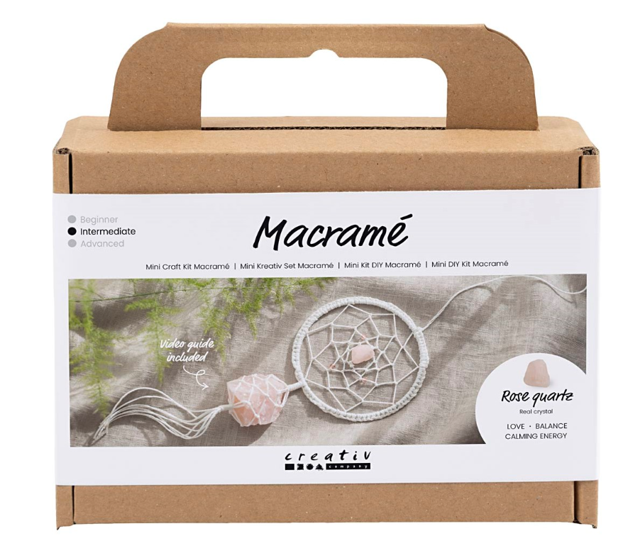 CC Mini Hobbyset Macramé Dromenvanger met Rozenkwarts (977728) *