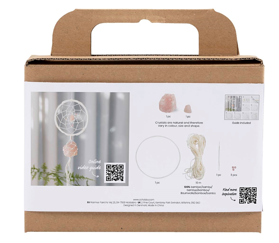 CC Mini Hobbyset Macramé Dromenvanger met Rozenkwarts (977728) *