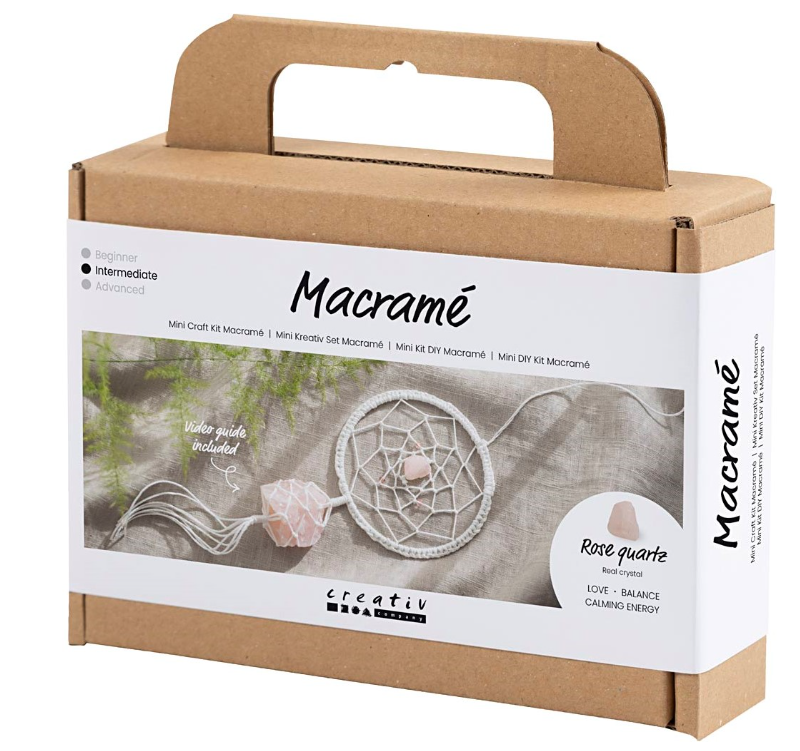 CC Mini Hobbyset Macramé Dromenvanger met Rozenkwarts (977728) *