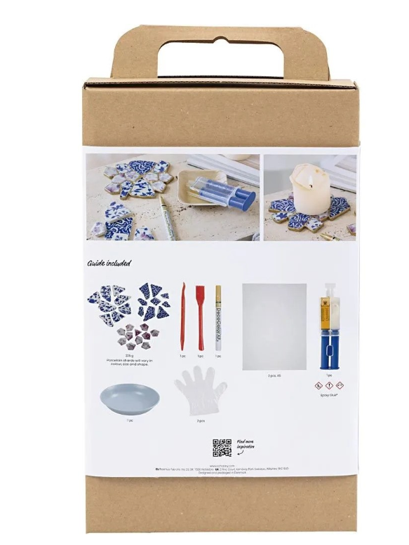 CC Hobbyset Kintsugi Blauw Goud Lichtrood en Wit (977814) *