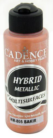 Cadence - Hybride Acrylverf - Metallic - Koper - 120 ml (HM-805)