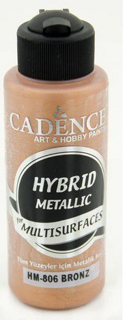 Cadence - Hybride Acrylverf - Metallic - Brons - 120 ml (HM-806)