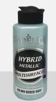 Cadence - Hybride Acrylverf - Metallic - Baby Blue - 120 ml (HM-809)