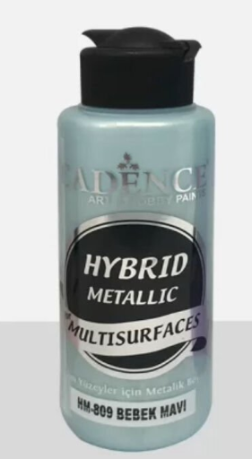 Cadence - Hybride Acrylverf - Metallic - Baby Blue - 120 ml (HM-809)